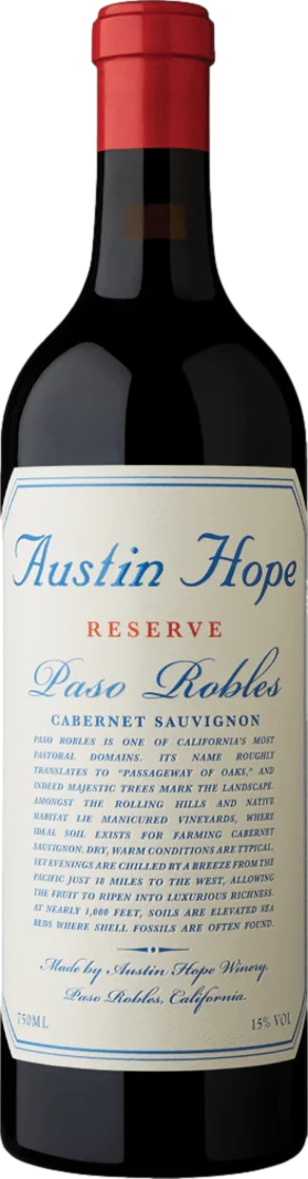 Austin Hope Cabernet Sauvignon Reserve 2020