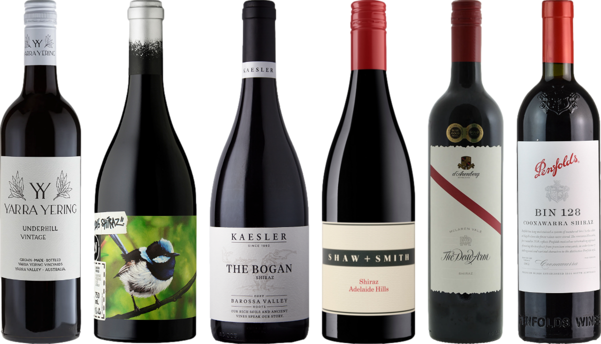 Shiraz Australiano Caso Degustazione Premium