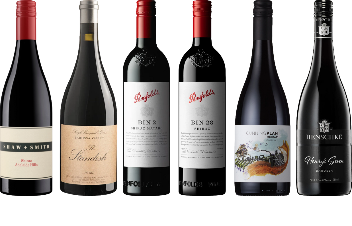 Shiraz Australiano Caso Degustazione Premium