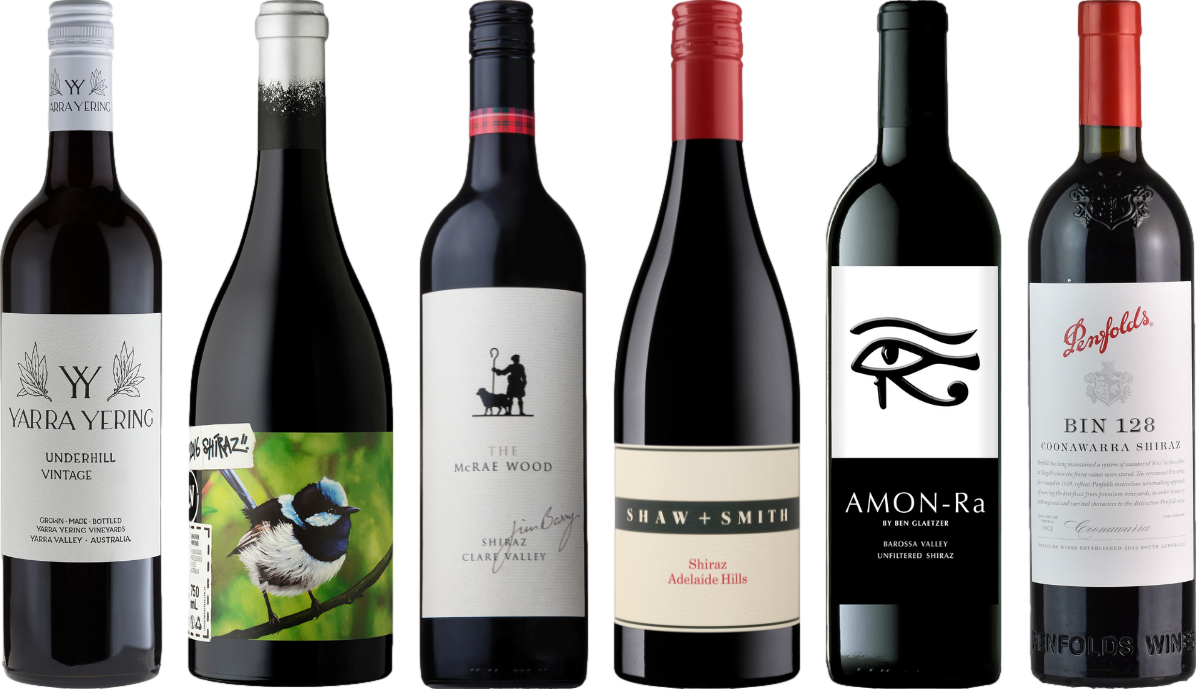 Shiraz Australiano Caso Degustazione Premium