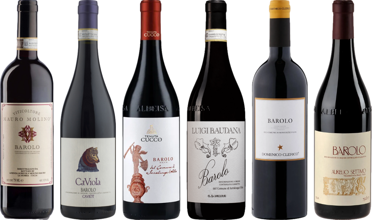 Pachetto di degustazione di Barolo di alto valore