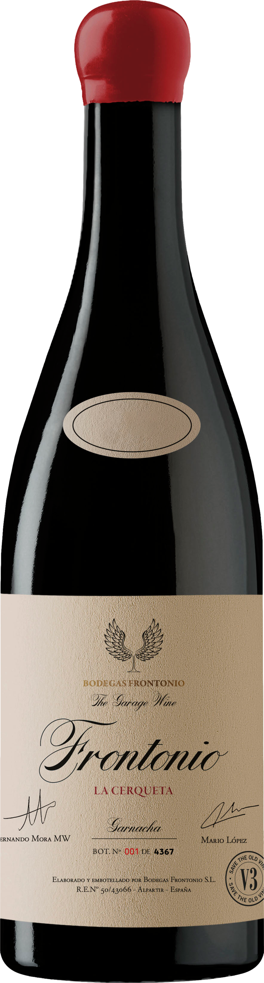 Bodegas Frontonio Parcela La Cerqueta Garnacha 2022