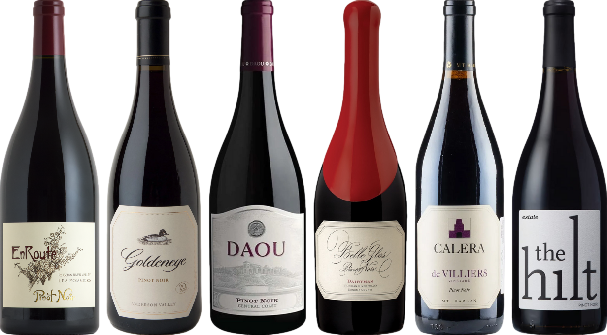 California Pinot Noir Caso Degustazione Premium