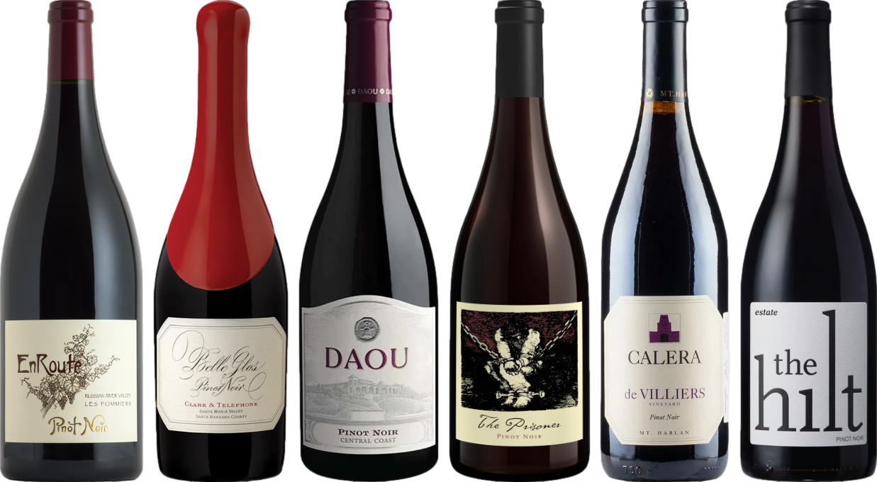 California Pinot Noir Caso Degustazione Premium