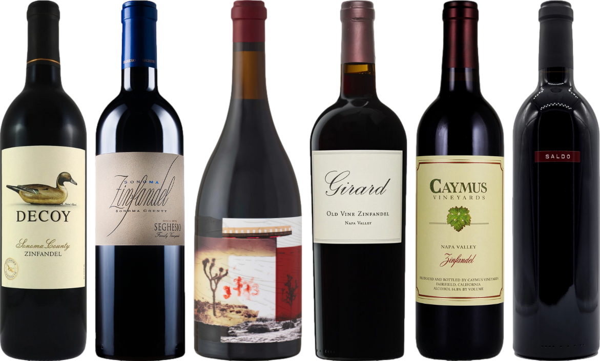 California Zinfandel Caso Degustazione Premium