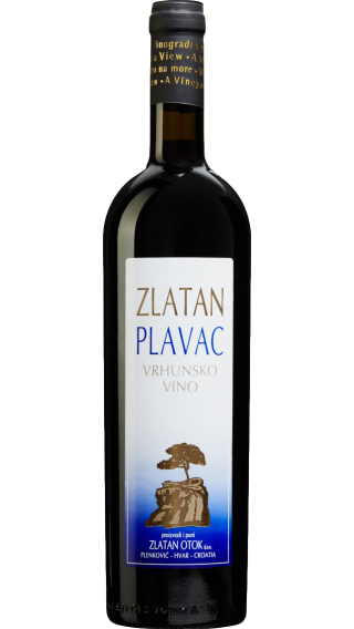 Bottle of Zlatan Otok Plavac 2018 wine 750 ml