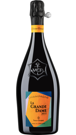 Bottle of Champagne Veuve Clicquot La Grande Dame Brut 2015 wine 750 ml