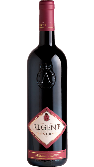 Bottle of Aleksandrovic Regent Reserve 2019 wine 750 ml