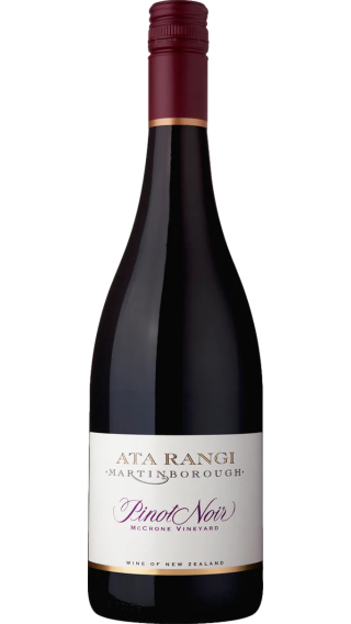 Bottle of Ata Rangi McCrone Pinot Noir 2018 wine 750 ml