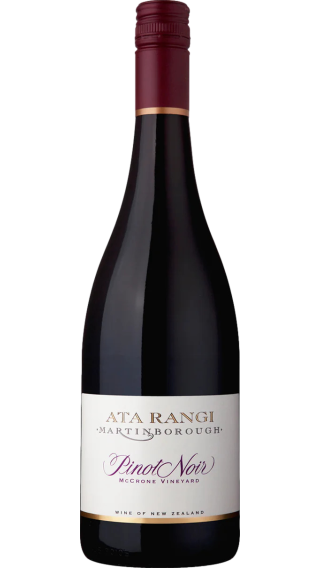 Bottle of Ata Rangi McCrone Pinot Noir 2020 wine 750 ml