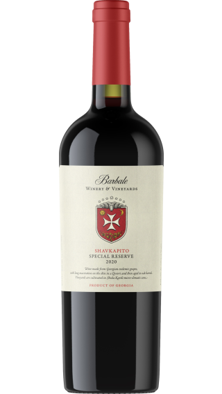 Bottle of Barbale Shavkapito Reserve 2022 wine 750 ml