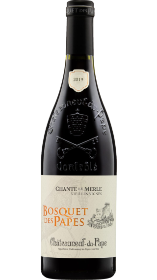 Bottle of Bosquet des Papes Chante Le Merle Vieilles Vignes Chateauneuf Du Pape 2020 wine 750 ml