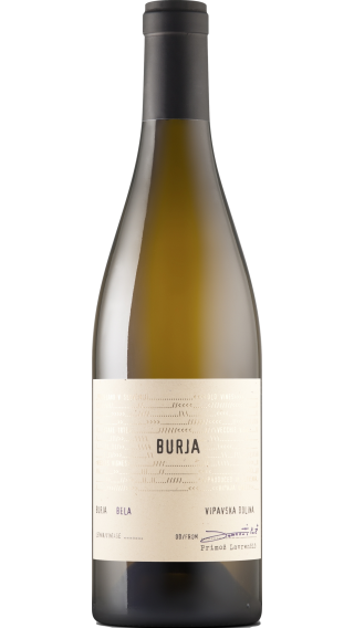 Bottle of Burja Bela 2022 wine 750 ml