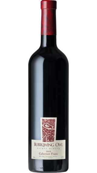 Bottle of Burrowing Owl Cabernet Franc 2019 wine 750 ml