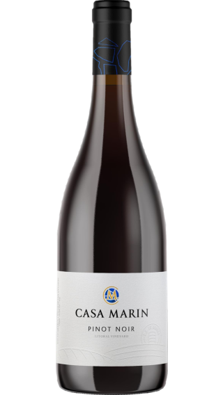 Bottle of Casa Marin Litoral Vineyard Pinot Noir 2019 wine 750 ml