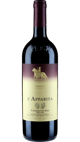 Bottle of Castello di Ama L'Apparita 2017 wine 750 ml