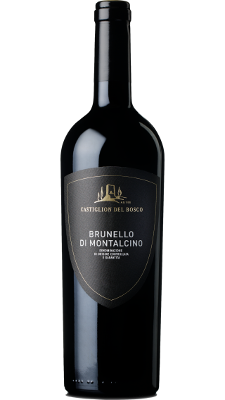 Bottle of Castiglion del Bosco Brunello di Montalcino 2018 wine 750 ml