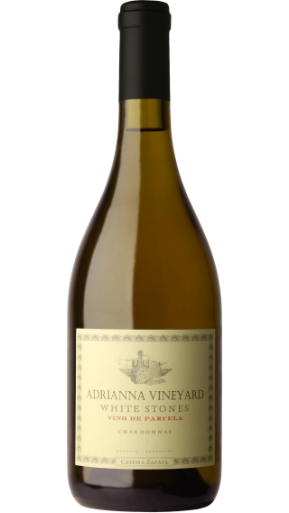 Bottle of Catena Zapata Adrianna Vineyard White Stones Chardonnay 2020 wine 750 ml