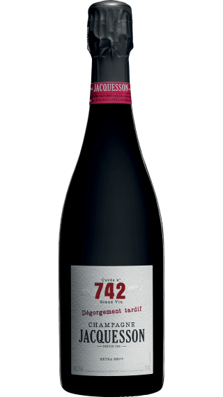 Bottle of Champagne Jacquesson Cuvee 742 Degorgement Tardif wine 750 ml