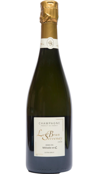 Bottle of Champagne Le Brun Servenay Melodie en C Blanc de Blancs Grand Cru wine 750 ml