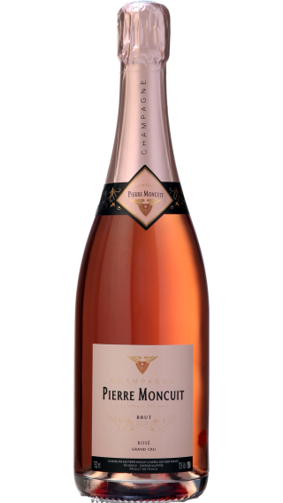 Bottle of Champagne Pierre Moncuit Grand Cru Brut Rose wine 750 ml