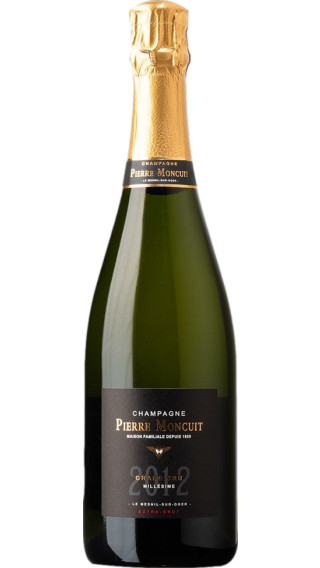 Bottle of Champagne Pierre Moncuit Grand Cru Extra Brut 2012 wine 750 ml