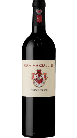 Bottle of Chateau Clos Marsalette Pessac-Leognan 2017 wine 750 ml