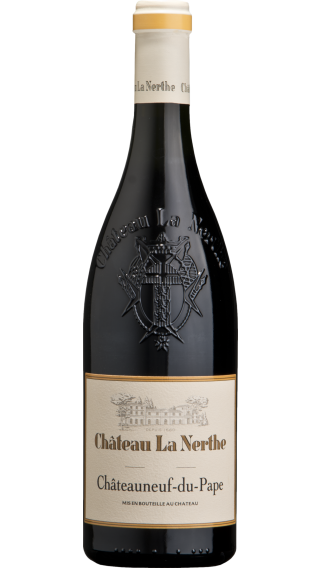 Bottle of Chateau La Nerthe Chateauneuf du Pape 2021 wine 750 ml