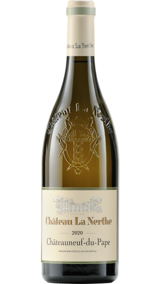 Bottle of Chateau La Nerthe Chateauneuf du Pape Blanc 2020 wine 750 ml