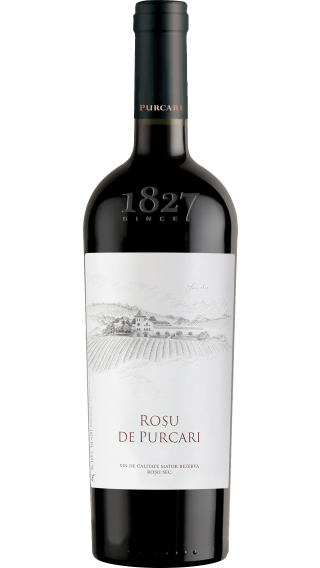 Bottle of Chateau Purcari Rosu de Purcari 2019 wine 750 ml