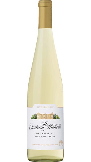 Bottle of Chateau Ste Michelle Dry Riesling 2021 wine 750 ml