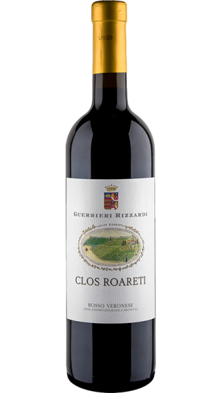 Bottle of Rizzardi Clos Roareti Verona Merlot 2015 wine 750 ml