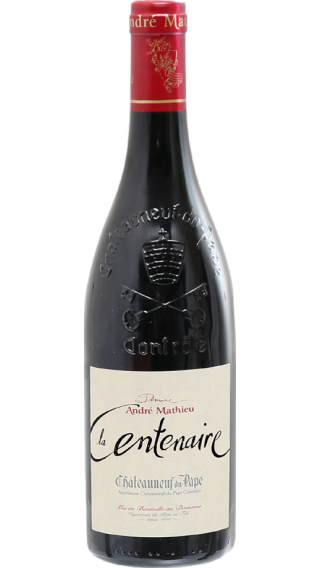 Bottle of Domaine Andre Mathieu La Centenaire Chateauneuf Du Pape 2019 wine 750 ml