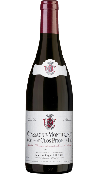 Bottle of Domaine Roger Belland Chassagne Montrachet Premier Cru Morgeot Clos Pitois 2022 wine 750 ml