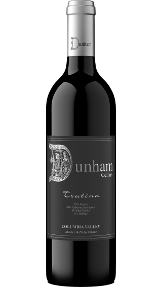 Bottle of Dunham Cellars Trutina 2019 wine 750 ml