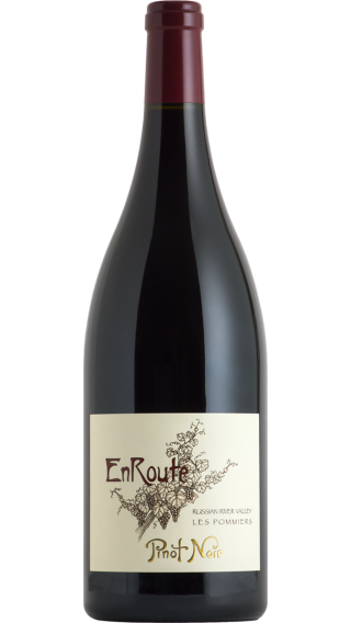 Bottle of EnRoute Les Pommiers Pinot Noir 2019 wine 750 ml