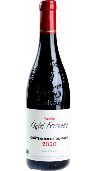 Bottle of Isabel Ferrando Chateauneuf Du Pape 2020 wine 750 ml