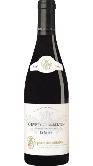 Bottle of Jean Bouchard Gevrey-Chambertin La Justice 2017 wine 750 ml