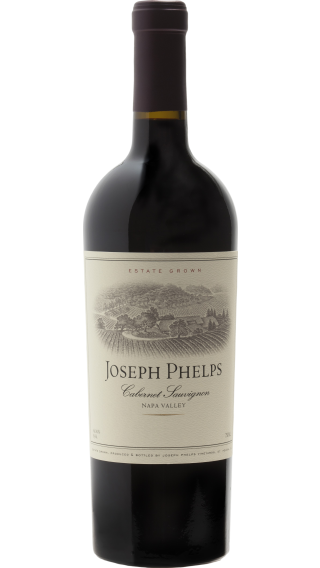 Bottle of Joseph Phelps Cabernet Sauvignon 2021 wine 750 ml