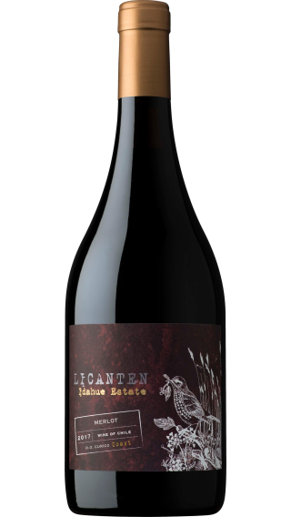 Bottle of La Ronciere Licanten Merlot 2017 wine 750 ml