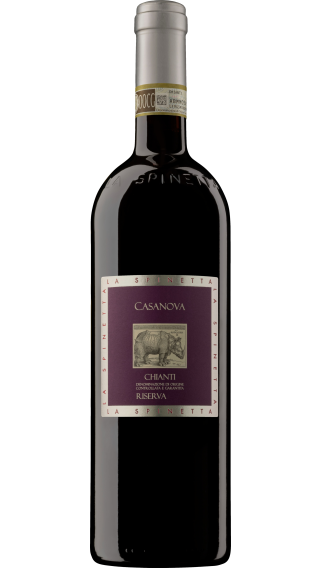 Bottle of La Spinetta Casanova Chianti Riserva 2018 wine 750 ml