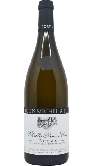 Bottle of Louis Michel & Fils Chablis Premier Cru Butteaux 2022 wine 750 ml