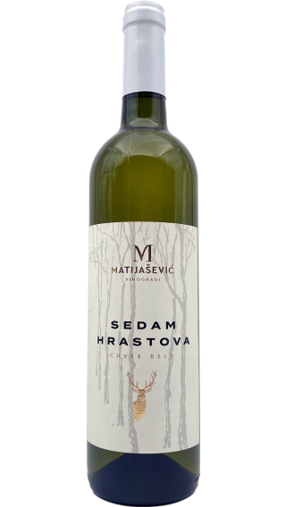 Bottle of Matijasevic Sedam Hrastova White 2022 wine 750 ml