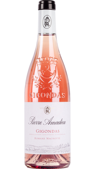 Bottle of Pierre Amadieu Gigondas Romane Machotte Rose 2021 wine 750 ml