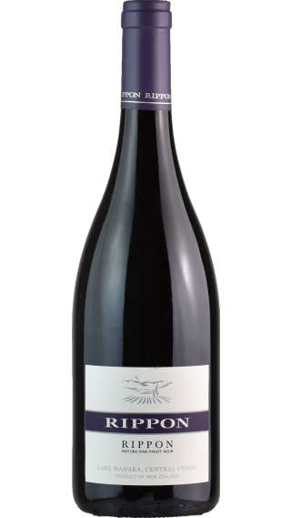 Bottle of Rippon Mature Vine Pinot Noir 2018 wine 750 ml