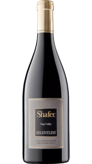 Bottle of Shafer Relentless 2017 wine 750 ml