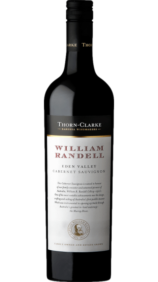 Bottle of Thorn Clarke William Randell Cabernet Sauvignon 2016 wine 750 ml