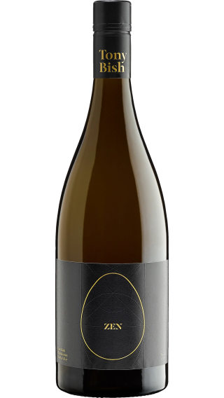 Bottle of Tony Bish Zen Chardonnay 2019 wine 750 ml