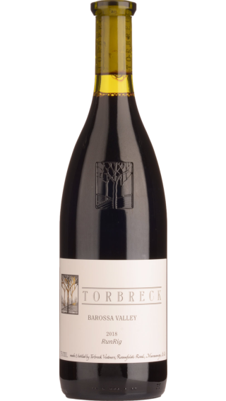 Bottle of Torbreck RunRig 2018 wine 750 ml