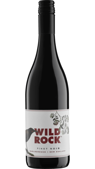 Bottle of Wild Rock Pinot Noir 2018 wine 750 ml